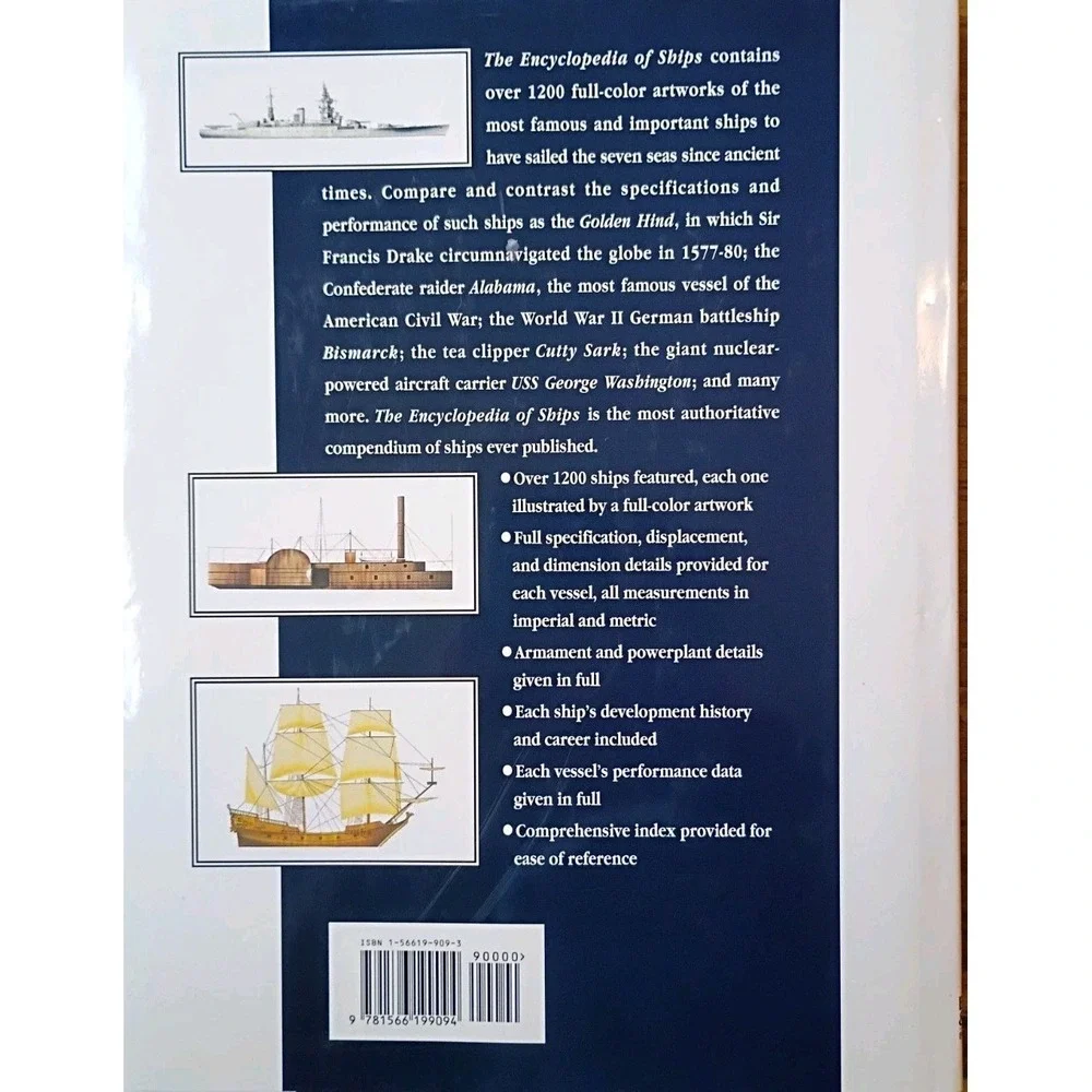 The Encyclopedia‎ of Ships - Over 1200 Ships